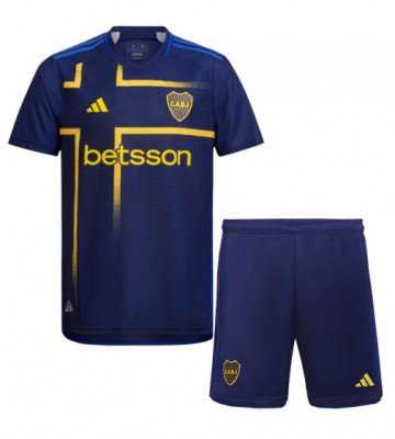 Boca Juniors Tercera Equipación Niños 2024-25 Manga Corta (+ Pantalones cortos)